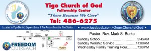 Yigo Church of God Ad