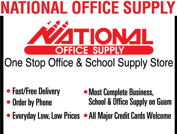 National Office Supply White Ad